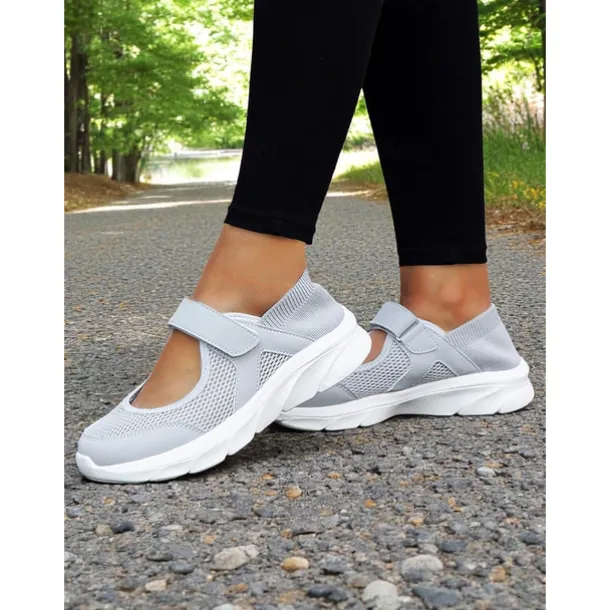 Women's Mesh Velcro - Strap Mary Jane Running Shoes – Breathable & Easy - Wear Style for Nature Walks, Shopping Trips & Camping Trips
