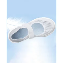 Women's Mesh Velcro - Strap Mary Jane Running Shoes – Breathable & Easy - Wear Style for Nature Walks, Shopping Trips & Camping Trips