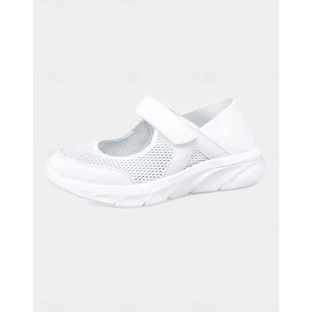 Women's Mesh Velcro - Strap Mary Jane Running Shoes – Breathable & Easy - Wear Style for Nature Walks, Shopping Trips & Camping Trips
