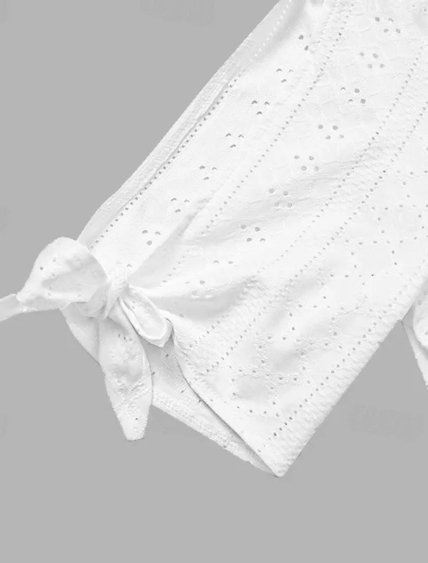 Women's Midi Dress A Line Dress Summer Dress Boho Dress Pleated Dress Elegant Fashion Modern Outdoor Vacation Daily Loose Fit Plain Short Sleeve V Neck White Pink Blue Green Summer Spring