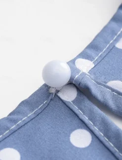 Women's Midi Dress Casual Dress Tank Dress Stylish Casual Vacation Daily Regular Fit Polka Dot Sleeveless Crew Neck Yellow Sky Blue Green Spring Fall