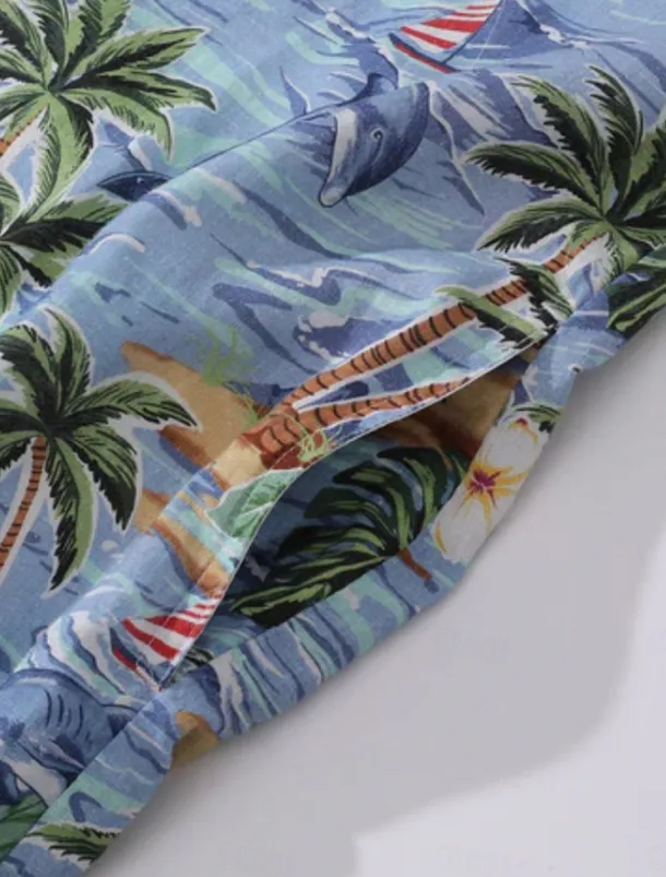 Women's Midi Dress Sundress Shift Dress Ruffle Dress Puff Sleeve Dress Vacation Party Birthday Party Going out Beach Floral Graphic Sleeveless V Neck Blue Orange off-white Summer Spring