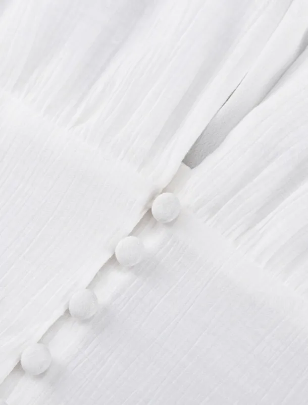 Women's Midi Dress White Dress Graduation Dress Party Dress Fashion Modern Party Birthday Date Regular Fit Plain Short Sleeve V Neck Black White Summer
