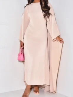 Women's Mini Dress Casual Dress Basic Casual Puff Sleeve Vacation Daily Regular Fit Plain Long Sleeve Crew Neck Black Sky Blue Dark Green Beige Summer Spring Fall