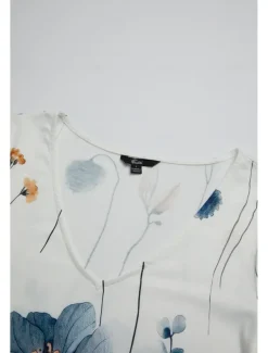 Women's Mini Dress Petite Dress T Shirt Dress Tee Dress Sundress Summer Dress Active Fashion Streetwear Outdoor Vacation Birthday Regular Fit Floral Short Sleeve V Neck Pink Blue Purple