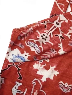 Women's Mini Dress Petite Dress Shift Dress Summer Dress Print Dress Bohemia Vintage Fashion Vacation Casual Daily Loose Fit Graphic Geometric Sleeveless Halter Neck Wine Blue Summer Spring