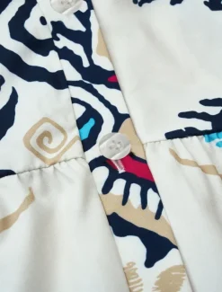 Women's Mini Dress Petite Dress Casual Dress Boho Dress Bohemia Vintage Ethnic Vacation Daily Regular Fit Floral Long Sleeve V Neck Blue Summer Spring