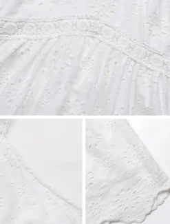 Women's Mini Dress White Dress Casual Dress Boho Dress Basic Casual Vacation Daily Regular Fit Plain Sleeveless Halter Neck White Summer