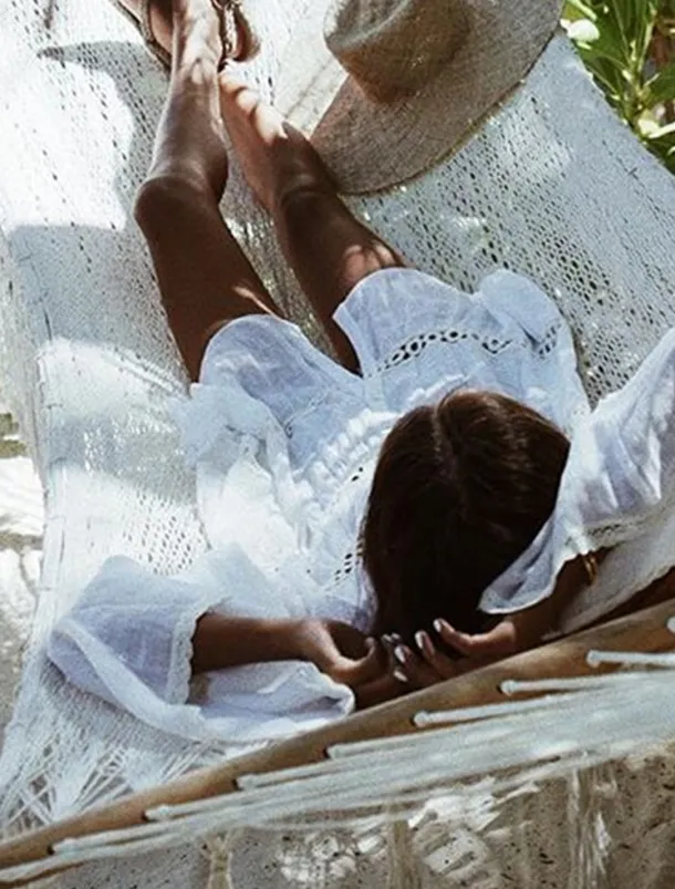 Women's Mini Dress White Dress Lace Dress Shirt Dress Casual Dress Streetwear Vacation Street Holiday Loose Fit Long Sleeve Shirt Collar White Summer Spring