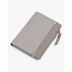 Women's Minimalist Pink Wallet with Zipper Pocket – Slim and Stylish Card Holder for Everyday Use