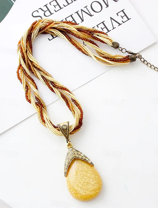 Women's necklace Archaistic Outdoor Geometry Necklaces