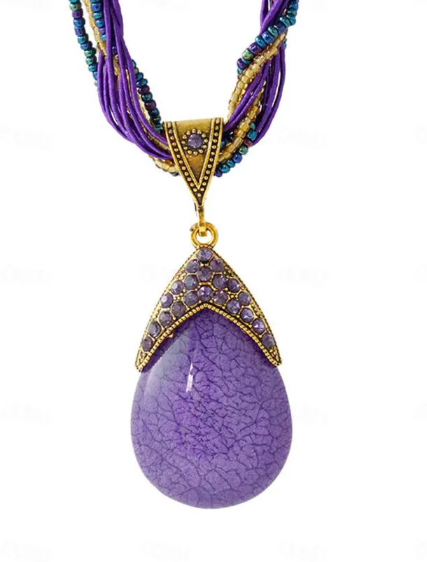 Women's necklace Archaistic Outdoor Geometry Necklaces