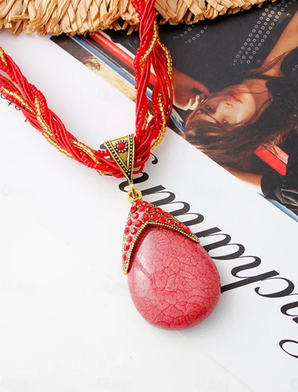 Women's necklace Archaistic Outdoor Geometry Necklaces