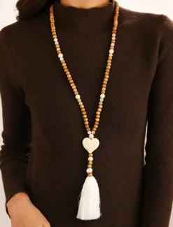 Women's necklace Fashion Street Color Block Necklaces