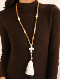 Women's necklace Fashion Street Color Block Necklaces