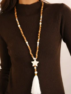 Women's necklace Fashion Street Color Block Necklaces