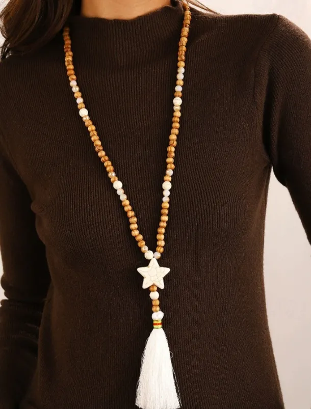 Women's necklace Fashion Street Color Block Necklaces