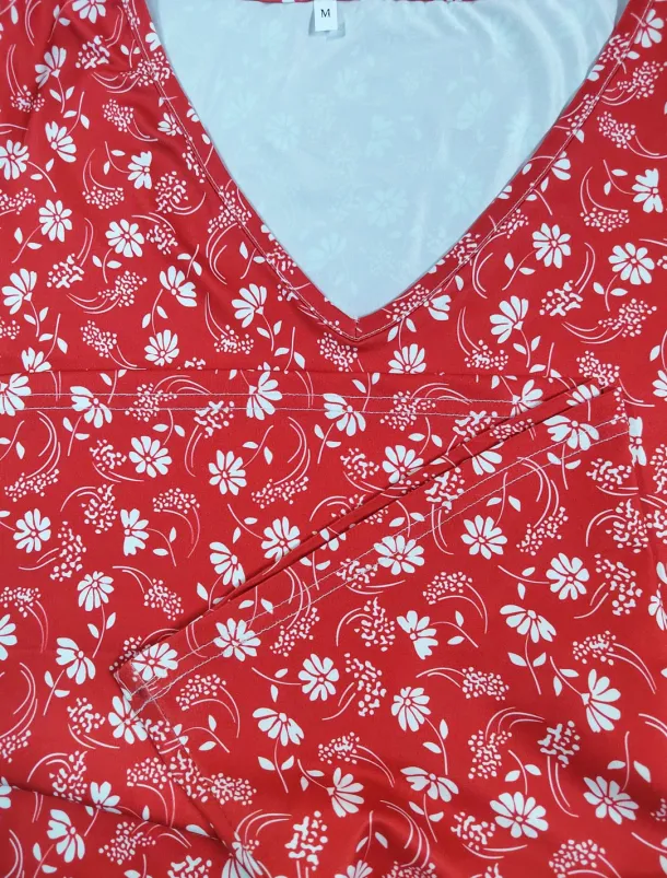 Women's Normal EU / US Size Mini Dress Long Sleeve Boho Dress Sundress Elegant Dress Elegant Bohemia Tropical Flutter Sleeve Party Casual Daily Form Fit Floral Short Sleeve V Neck Red Dusty Blue