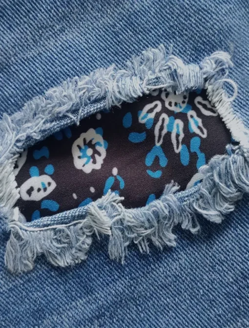 Women's Normal Jeans Streetwear Casual Daily Short Medium Waist Graphic Zipper Pocket Quick Dry Breathability Micro-elastic Outdoor Office / Career White Blue Summer Regular Fit