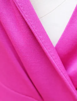 Women's Normal Jumpsuit Elegant Solid Color Long Sleeve V Neck High Waist Wedding Party Regular Fit Blue Fuchsia Green Spring