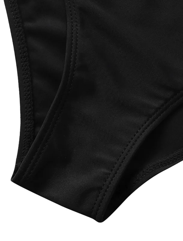 Women's Normal Swimwear Tankini 2 Piece Swimsuit 2 Piece Modest Swimwear Bandeau Strapless Vacation Beach Wear Solid Color Strap Sleeveless Bathing Suits