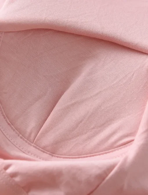 Women's Pajamas Nightgown Nightshirt Dress Pure Color Simple Comfort Home Daily Bed Modal Breathable Crew Neck Short Sleeve T shirt Tee Summer Spring Home Outfits