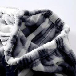 Women's Pajamas Pants Nighty Pjs 1 PCS Grid / Plaid Fashion Simple Comfort Party Home Bed Flannel Warm Breathable Long Pant Elastic Waist Print Pocket Fall Winter Home Outfits