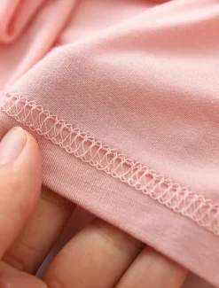 Women's Pajamas Sets Pure Color Casual Comfort Home Bed Modal Breathable Crew Neck Long Sleeve Shirt Pant Fall Winter Home Outfits