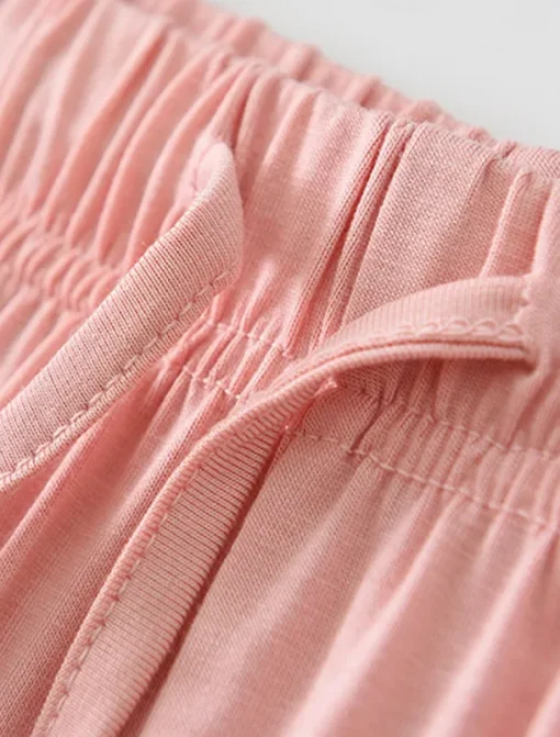 Women's Pajamas Sets Pure Color Casual Comfort Home Bed Modal Breathable Crew Neck Long Sleeve Shirt Pant Fall Winter Home Outfits
