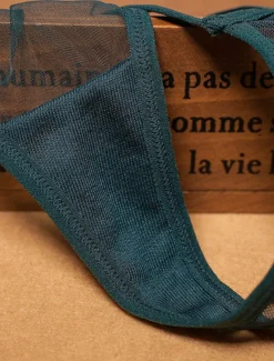 Women's Panties 1 PC Pure Color Fashion Sexy Nylon Mesh Home Outfits