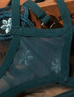 Women's Panties 1 PC Pure Color Fashion Sexy Nylon Mesh Home Outfits