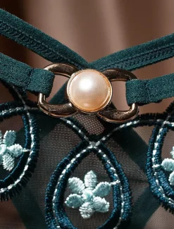 Women's Panties 1 PC Pure Color Fashion Sexy Nylon Mesh Home Outfits