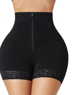 Women's Panties Hip Enhancer Shapewear Zipper Tummy Control Fajas Shorts High Waisted Body Shaper Boyshort Underwear Home Outfits