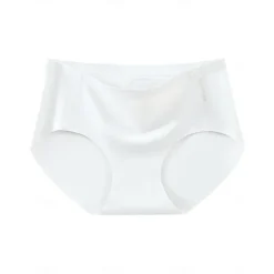 Women's Panties Pure Color Simple Daily Bed Ice Silk Breathable Summer Spring Home Outfits