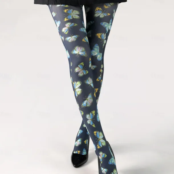 Women's Panty Hose Gift Daily Flower Acrylic Fibers Casual Boho / Bohemian Casual / Daily 1 Pair