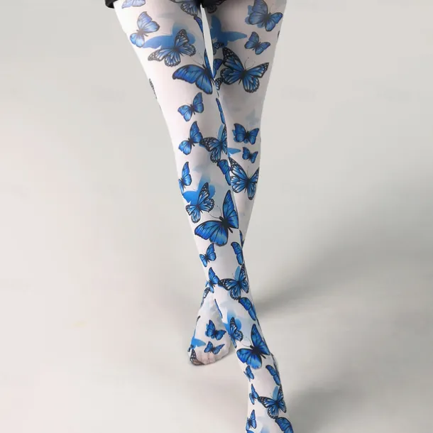 Women's Panty Hose Gift Daily Flower Acrylic Fibers Casual Boho / Bohemian Casual / Daily 1 Pair