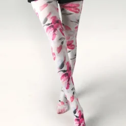 Women's Panty Hose Gift Daily Flower Acrylic Fibers Casual Boho / Bohemian Casual / Daily 1 Pair