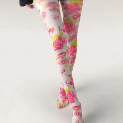 Women's Panty Hose Gift Daily Flower Acrylic Fibers Casual Boho / Bohemian Casual / Daily 1 Pair