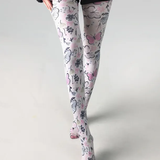 Women's Panty Hose Gift Daily Flower Acrylic Fibers Casual Boho / Bohemian Casual / Daily 1 Pair