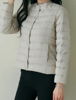 Women's Parka Warm Breathable Buttons Pocket Fashion Modern Casual Minimalism Solid Color Outdoor Street Daily Going out Single Breasted Regular Crewneck Regular Fit Long Sleeve Outerwear Wine Red