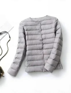 Women's Parka Warm Breathable Buttons Pocket Fashion Modern Casual Minimalism Solid Color Outdoor Street Daily Going out Single Breasted Regular Crewneck Regular Fit Long Sleeve Outerwear Wine Red