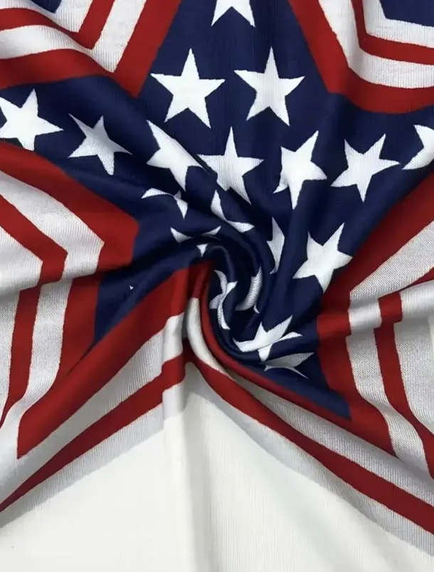 Women's Patriotic T Shirt Flag American Flag National Flag Casual Red White And Blue Short Sleeve Round Neck Regular Tops Daily Print Blue Summer