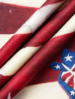 Women's Patriotic T Shirt American Flag Stylish Casual Red White And Blue Red White And Blue Short Sleeve V Neck Regular Tops Print Blue Summer