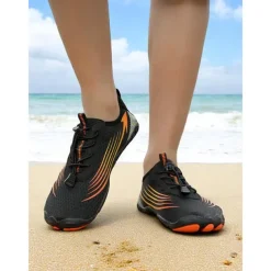 Women's Pink Quick-Dry Water Shoes – Breathable Mesh Aqua Sneakers for Beach, Boating & Swim Sports