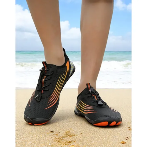 Women's Pink Quick-Dry Water Shoes – Breathable Mesh Aqua Sneakers for Beach, Boating & Swim Sports