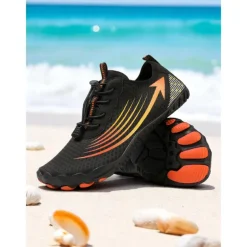 Women's Pink Quick-Dry Water Shoes – Breathable Mesh Aqua Sneakers for Beach, Boating & Swim Sports