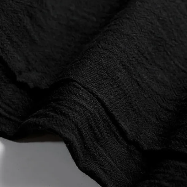 Women's Plus Size Cotton Linen Pants High Waist Solid Color Drawstring Wide Leg Comfy Breathable Quick Dry Micro-elastic Black White Dark Navy Blue Summer Spring Fall Loose Fit