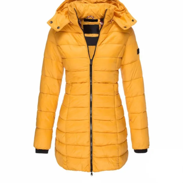 Women's Puffer Jacket Insulated Jacket Hiking Windbreaker Winter Outdoor Thermal Warm Waterproof Windproof Outerwear Mid Length Visible Zipper Fishing Climbing Camping Hiking