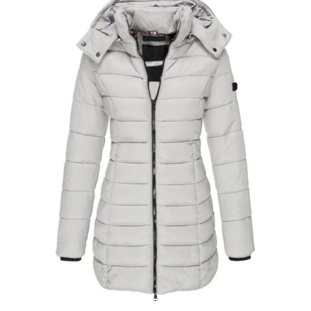 Women's Puffer Jacket Insulated Jacket Hiking Windbreaker Winter Outdoor Thermal Warm Waterproof Windproof Outerwear Mid Length Visible Zipper Fishing Climbing Camping Hiking