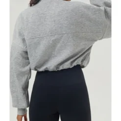 Women's Pullover Sweatshirt Hiking Jacket Sport Jacket Outdoor Warm Hiking Outfits Hiking Clothes Autumn / Fall Jacket Tennis Golf Running Solid Color Navy Pink Light Grey